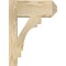 Ekena Millwork Merced Craftsman Rough Sawn Outlooker, Douglas Fir, 6"W x 12"D x 16"H OUT06X12X16MRC04RDF - alternate 4